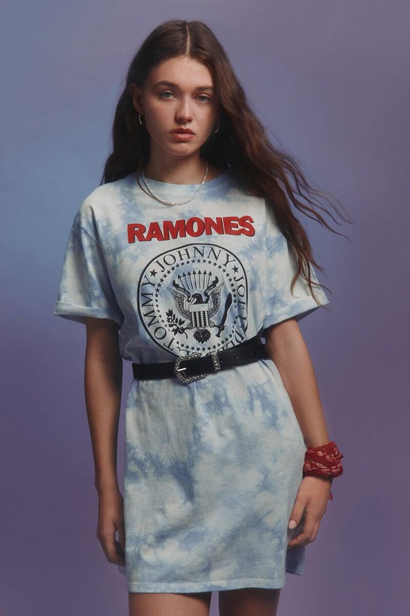 Cortefiel Camiseta Vestido "Ramones"
