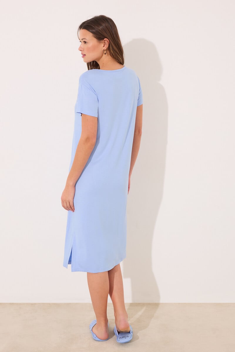 Cortefiel Camisón Midi Soft Touch "Barrio Sésamo"