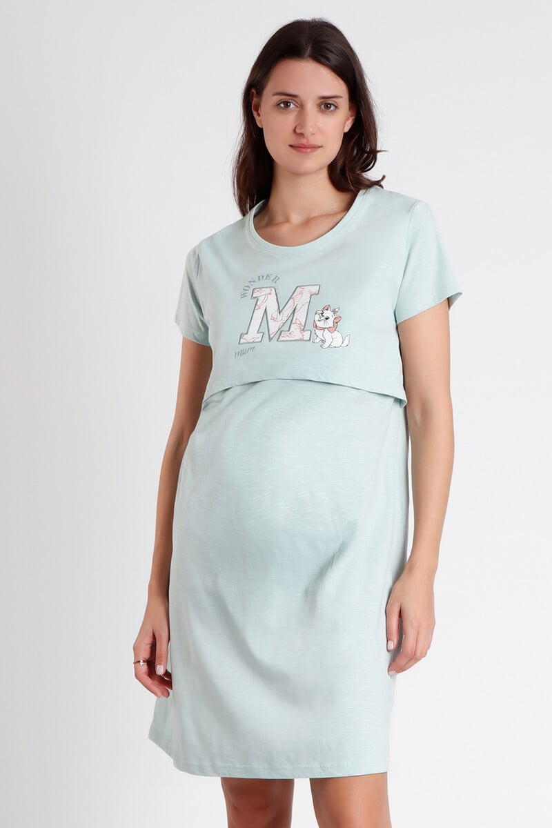 Cortefiel Camisón premamá manga corta Aristogatos