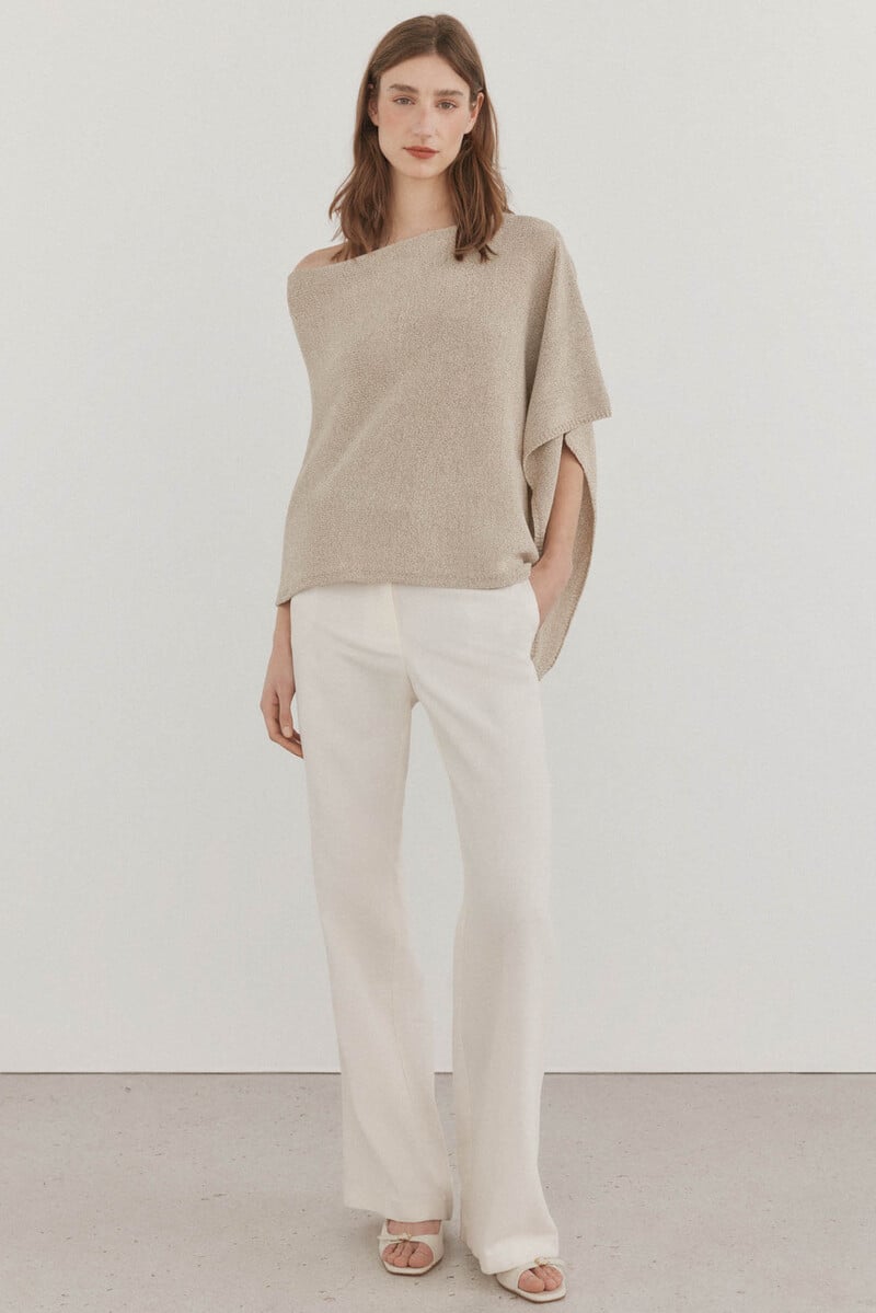 Cortefiel Capa De Punto Fantasía