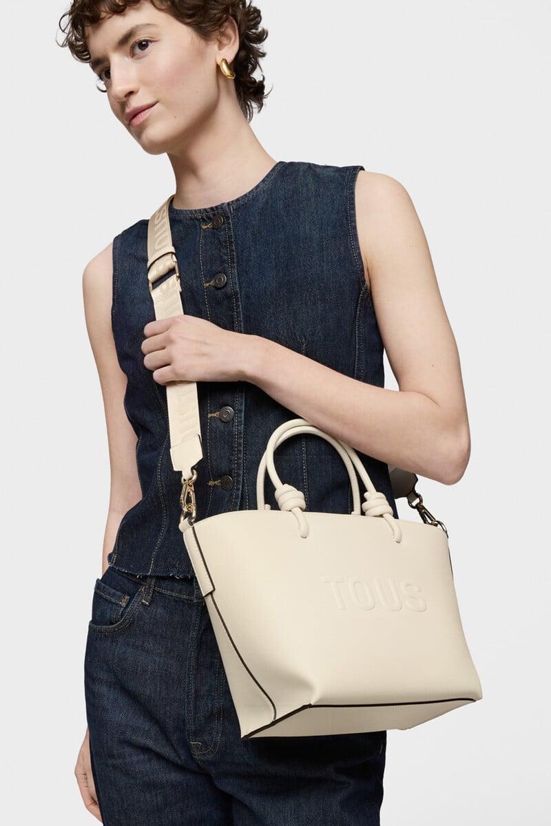 Cortefiel Capazo pequeño beige TOUS La Rue New