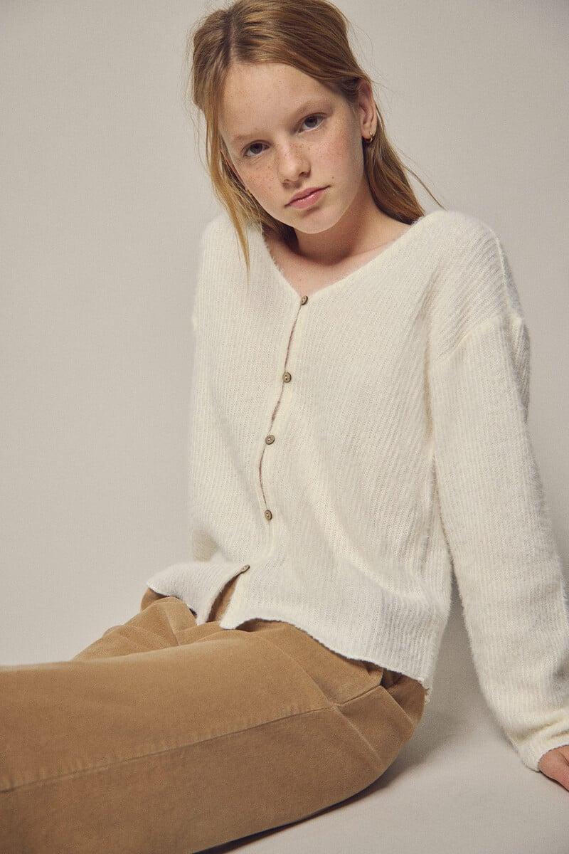 Cortefiel Cardigan botones niña