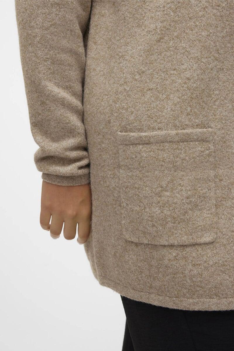 Cortefiel Cardigan Con Capucha Talla Grande