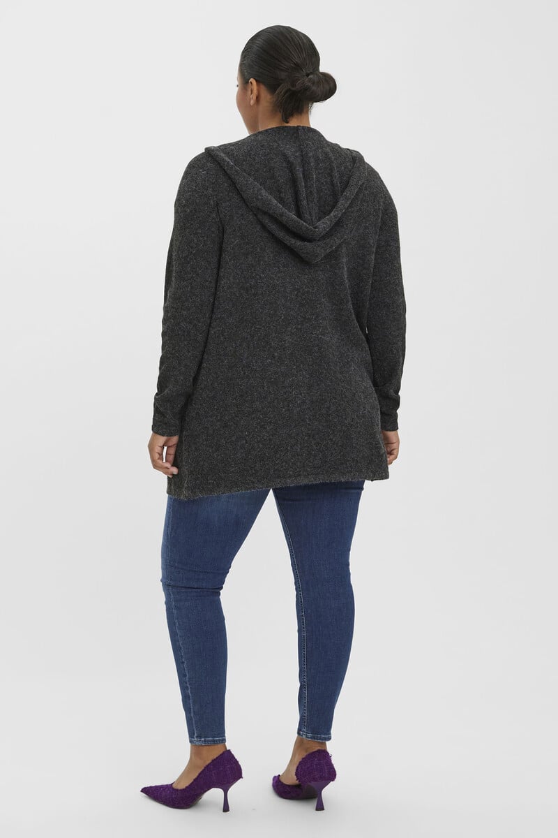 Cortefiel Cardigan Con Capucha Talla Grande