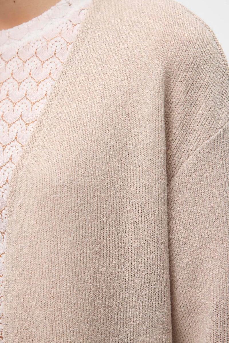 Cortefiel Cardigan Corto Punto Fino