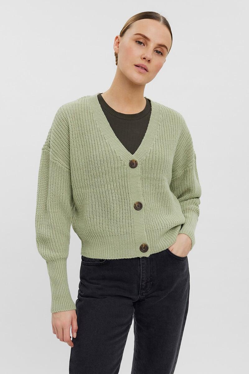 Cortefiel Cárdigan de manga larga con botones