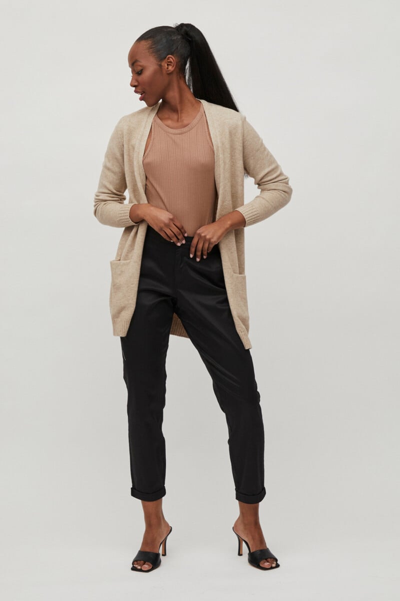 Cortefiel Cárdigan De Mujer Midi De Manga Larga