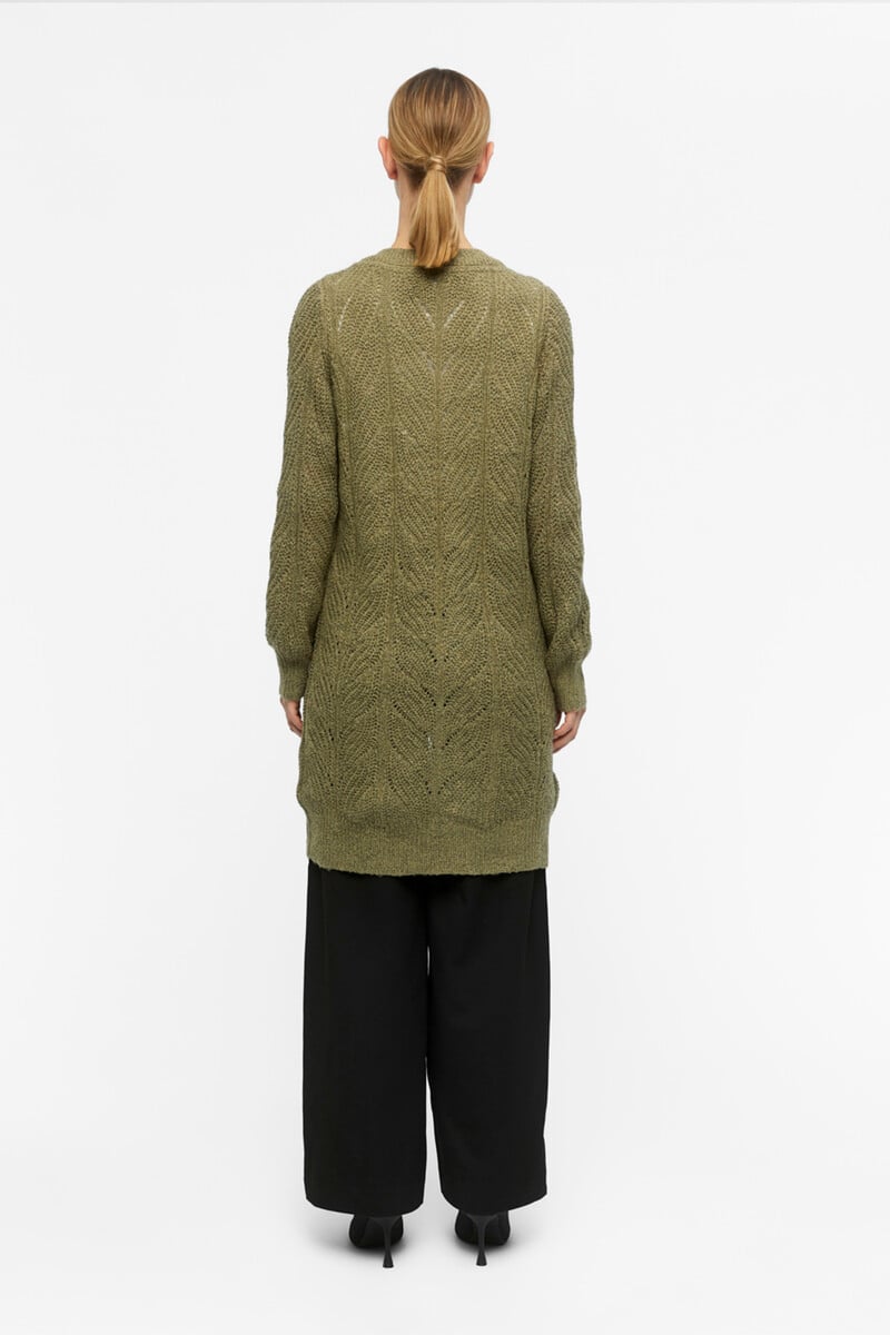 Cortefiel Cardigan De Punto Trenzado
