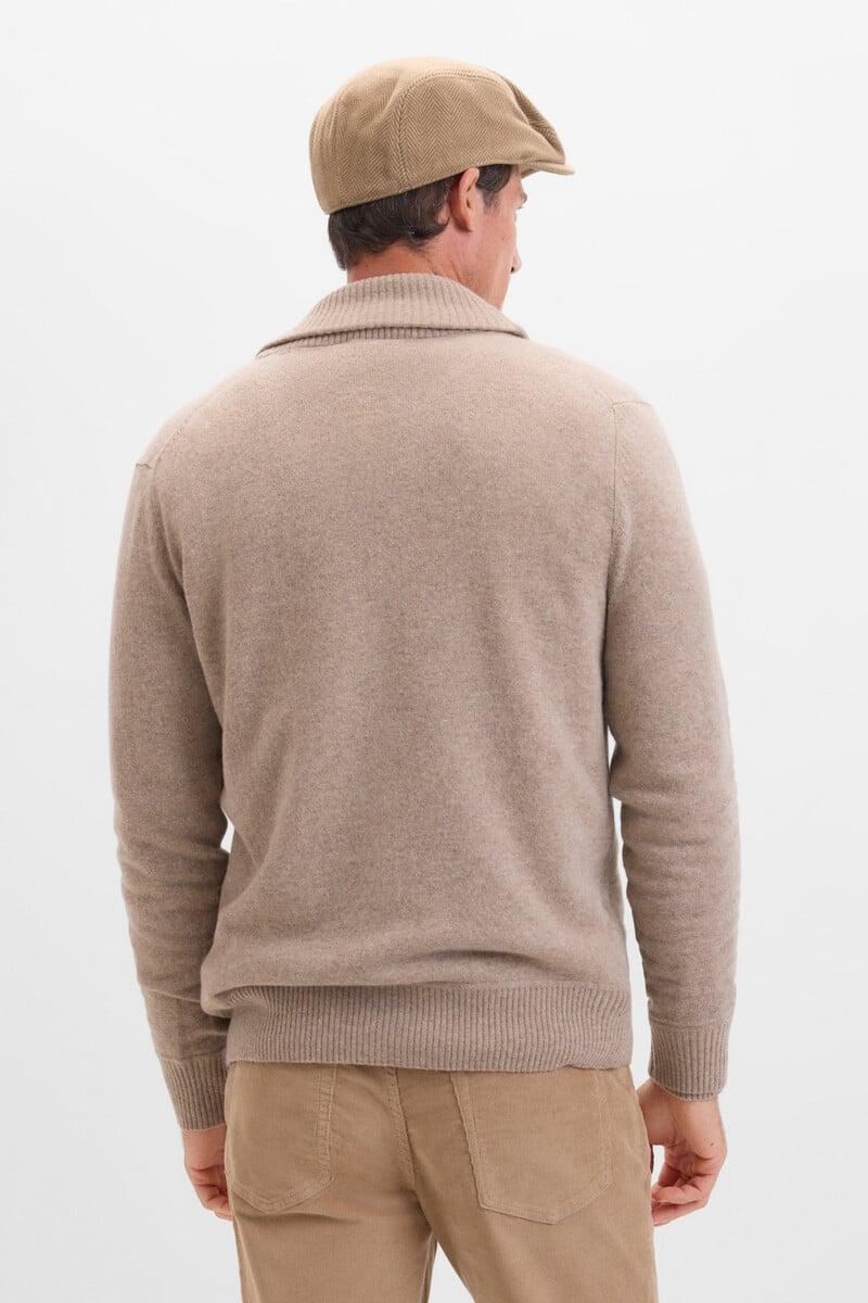 Cortefiel Cardigan Lana Lambwool Cierre Botones