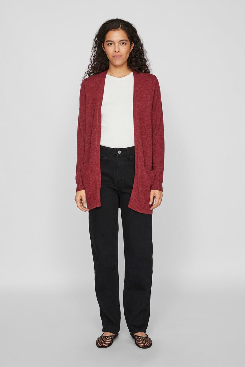 Cortefiel Cárdigan largo con bolsillos