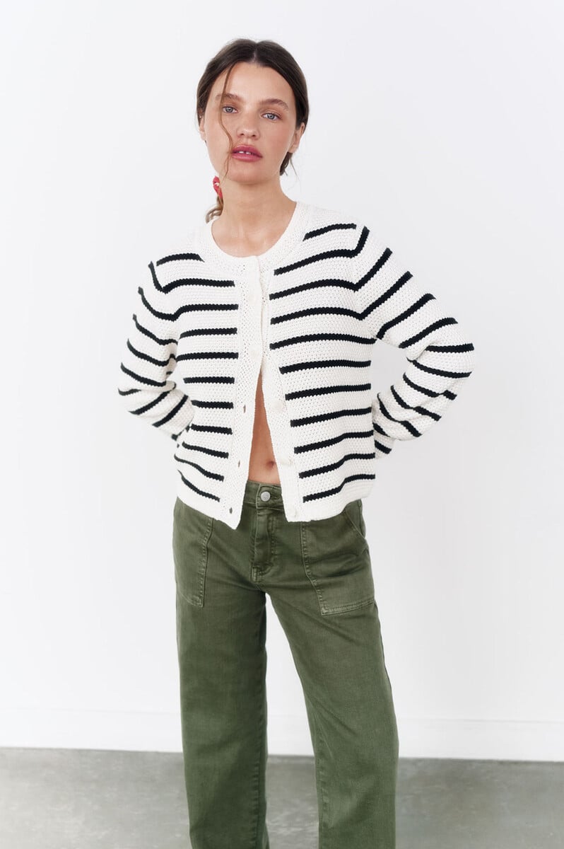 Cortefiel Cardigan "Mayan Wave"