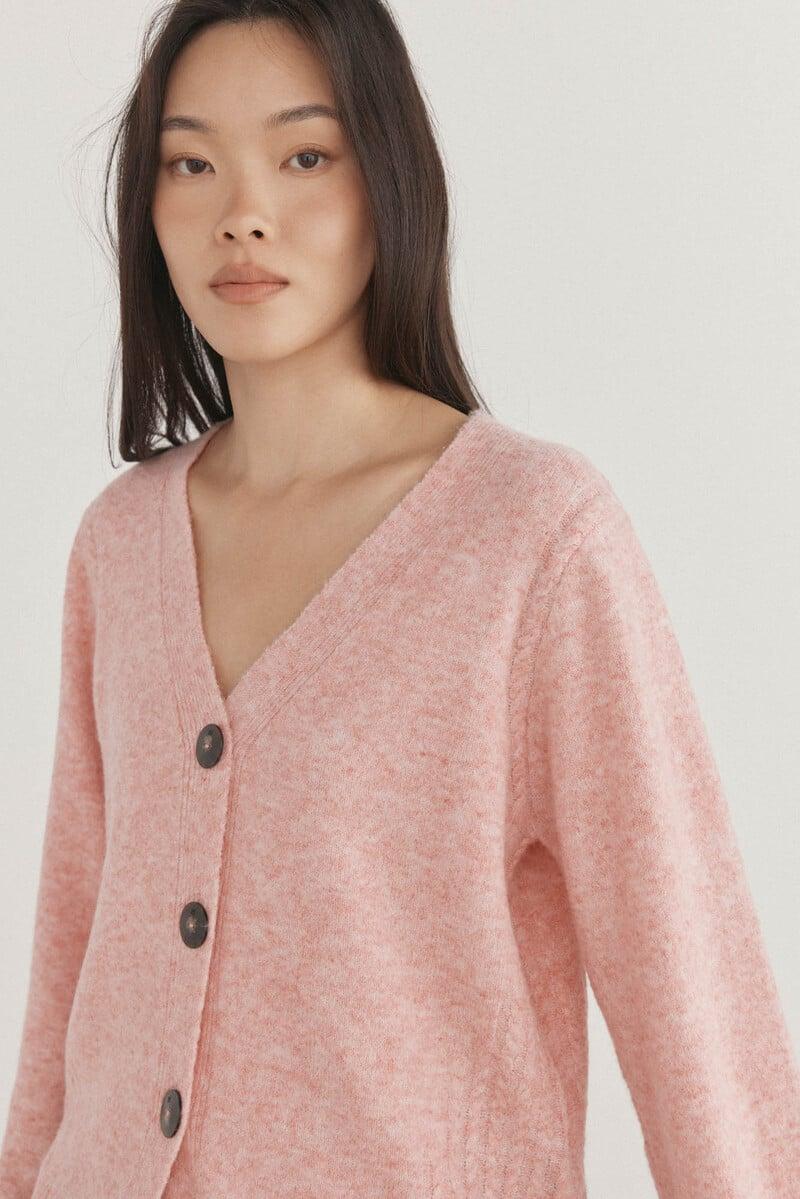 Cortefiel Cárdigan Pico Detalles De Ochos