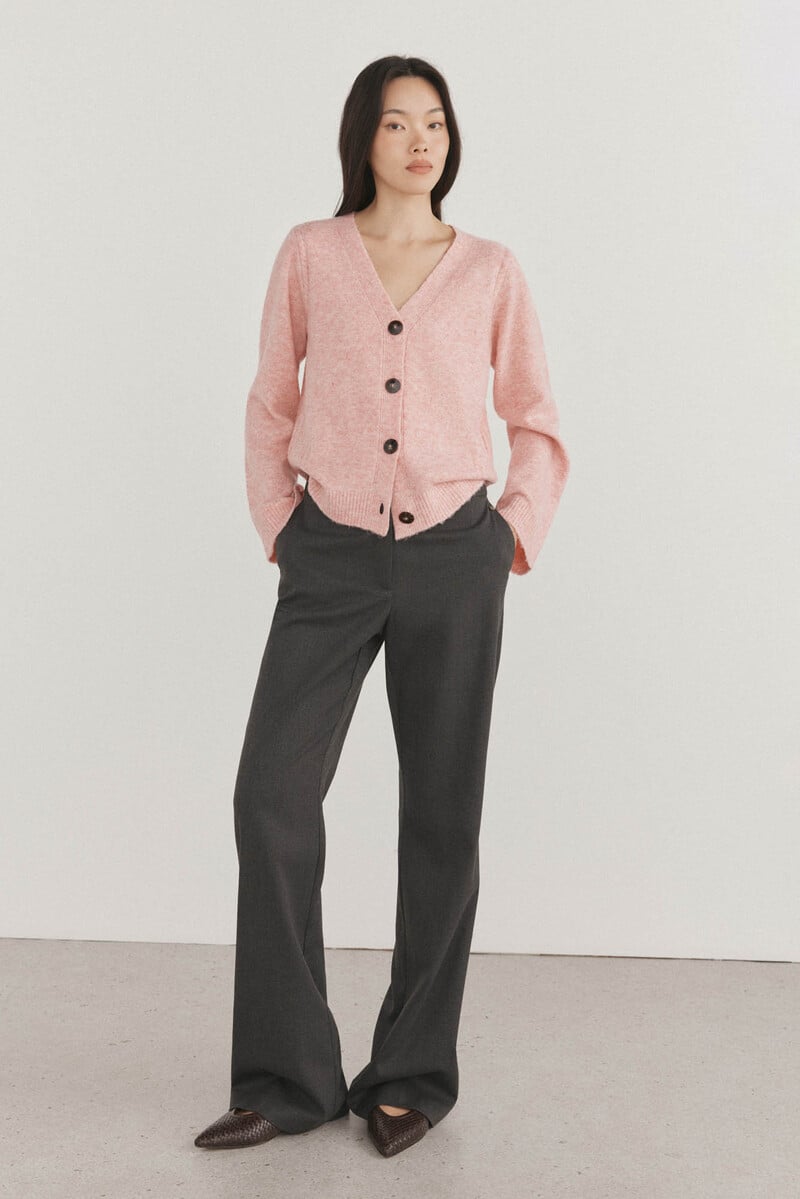 Cortefiel Cárdigan pico detalles de ochos