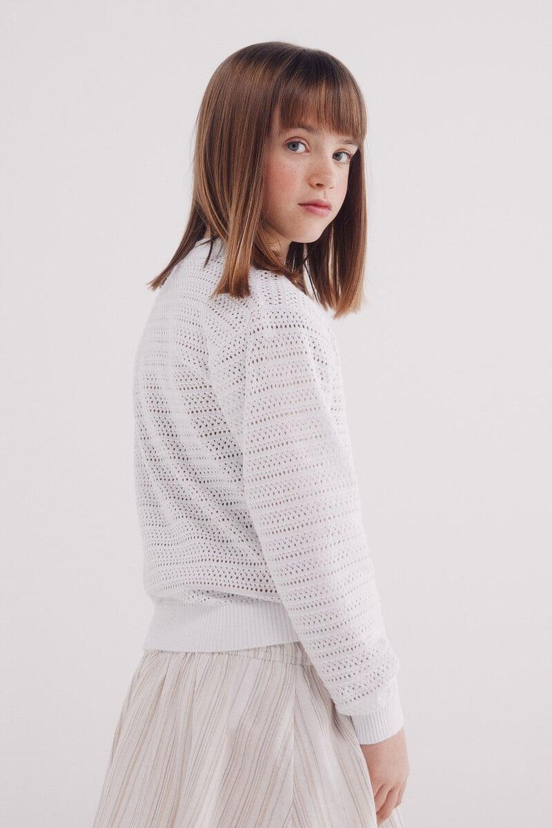 Cortefiel Cardigan Punto Niña
