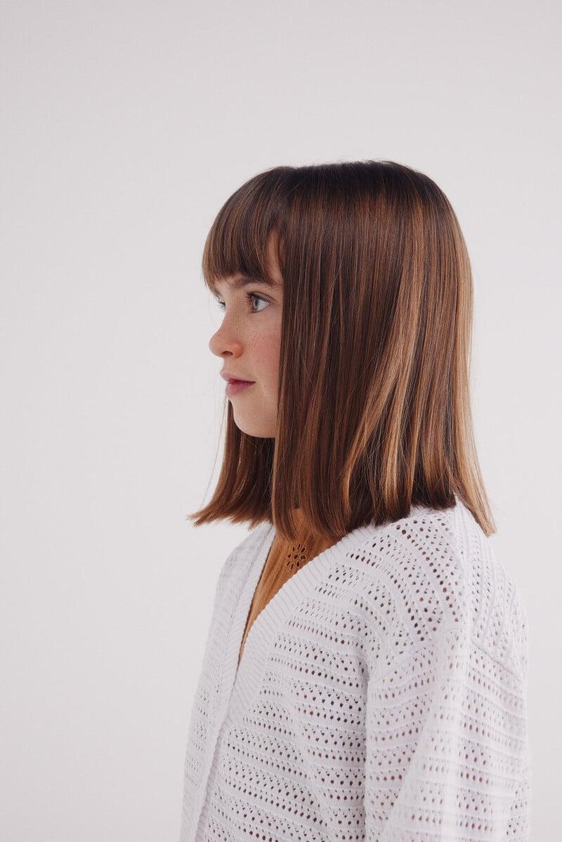 Cortefiel Cardigan Punto Niña