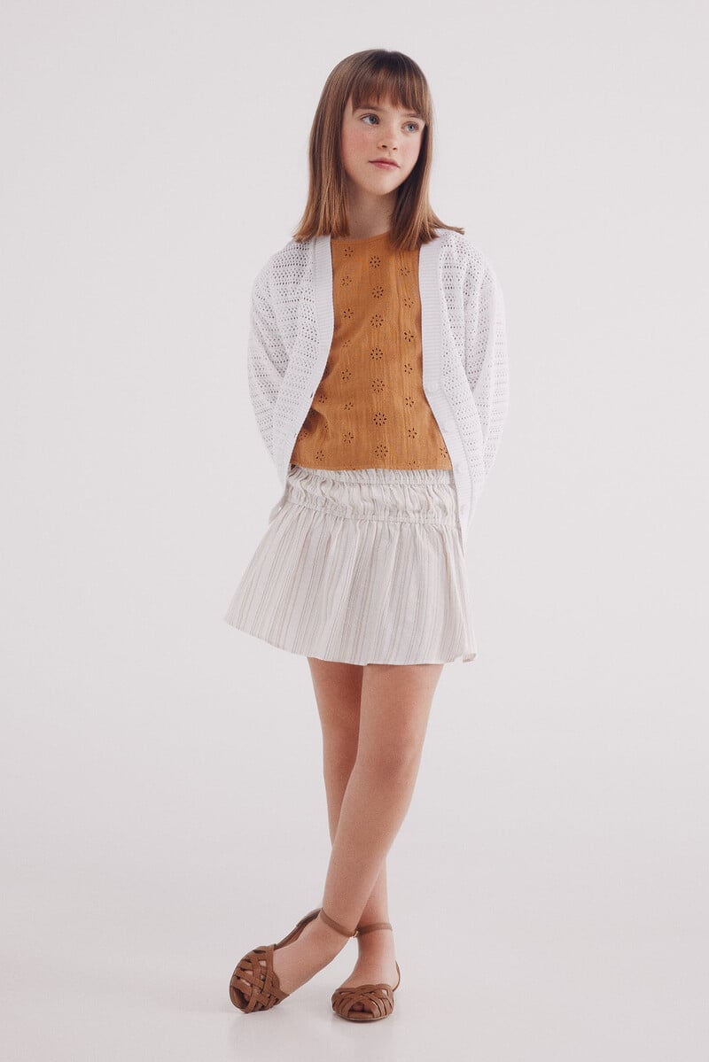 Cortefiel Cardigan punto niña