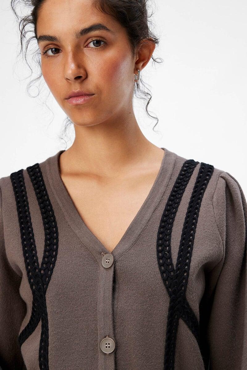 Cortefiel Cardigan Trenzas