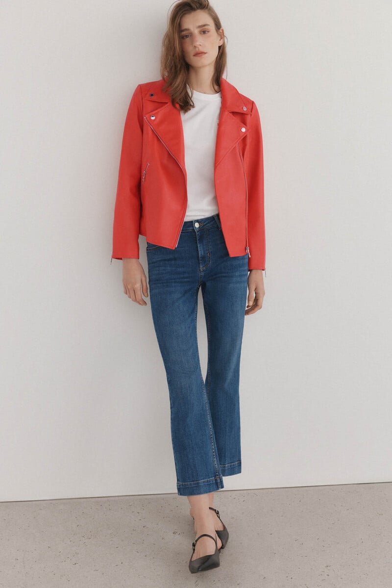 Cortefiel Cazadora Clásica Piel