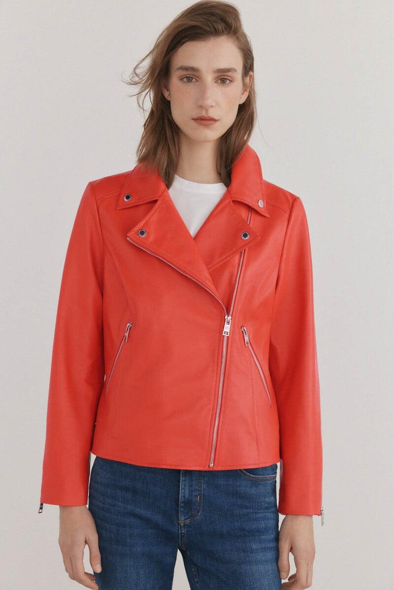 Cortefiel Cazadora Clásica Piel