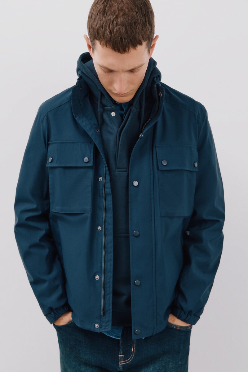 Cortefiel Cazadora Cuatro Bolsillos