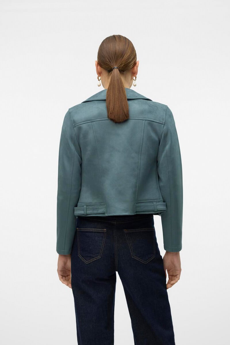 Cortefiel Cazadora De Ante Con Tachuelas