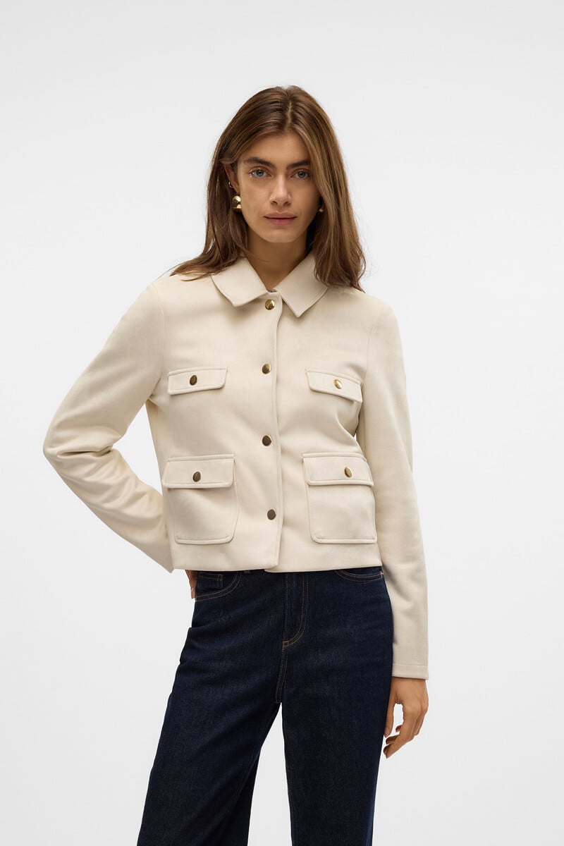 Cortefiel Cazadora efecto ante