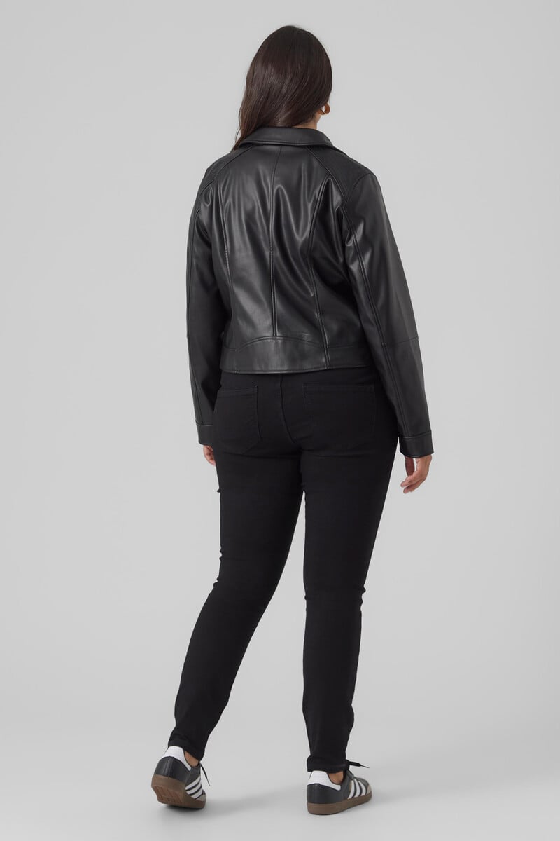 Cortefiel Cazadora Efecto Piel Curve