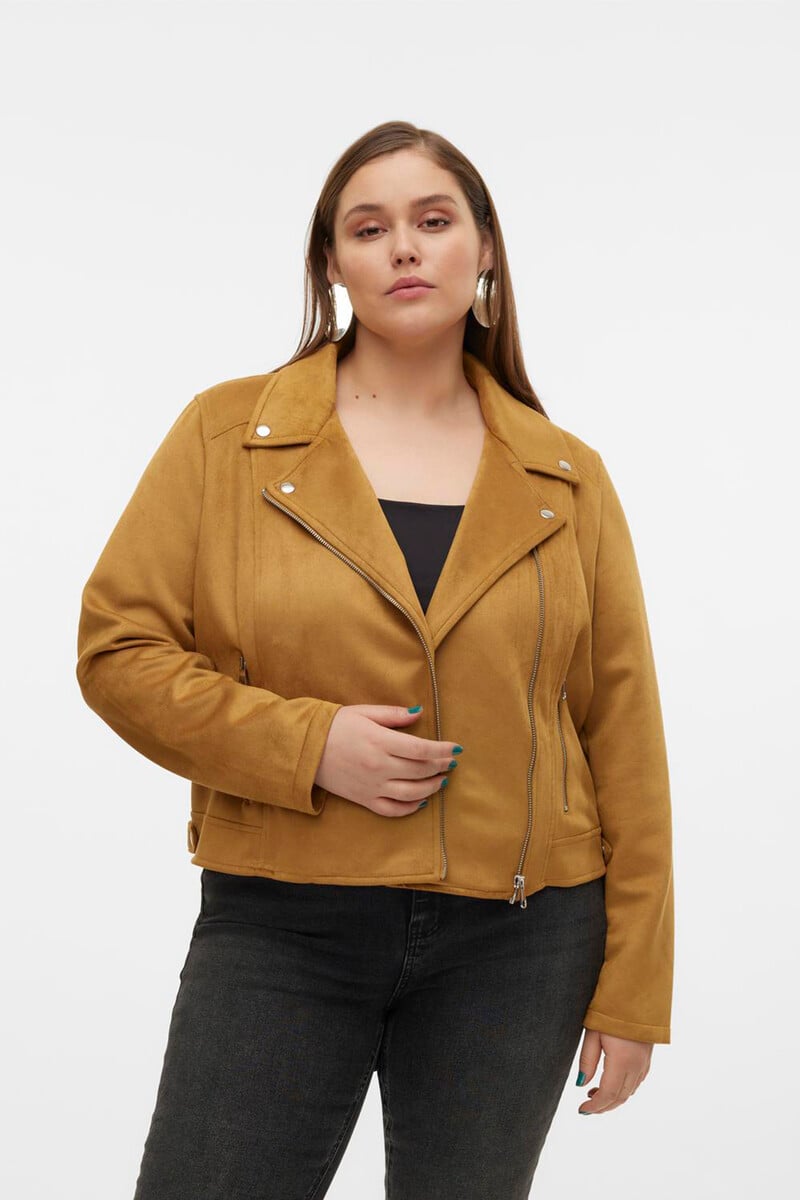 Cortefiel Cazadora Efecto Piel Talla Grande