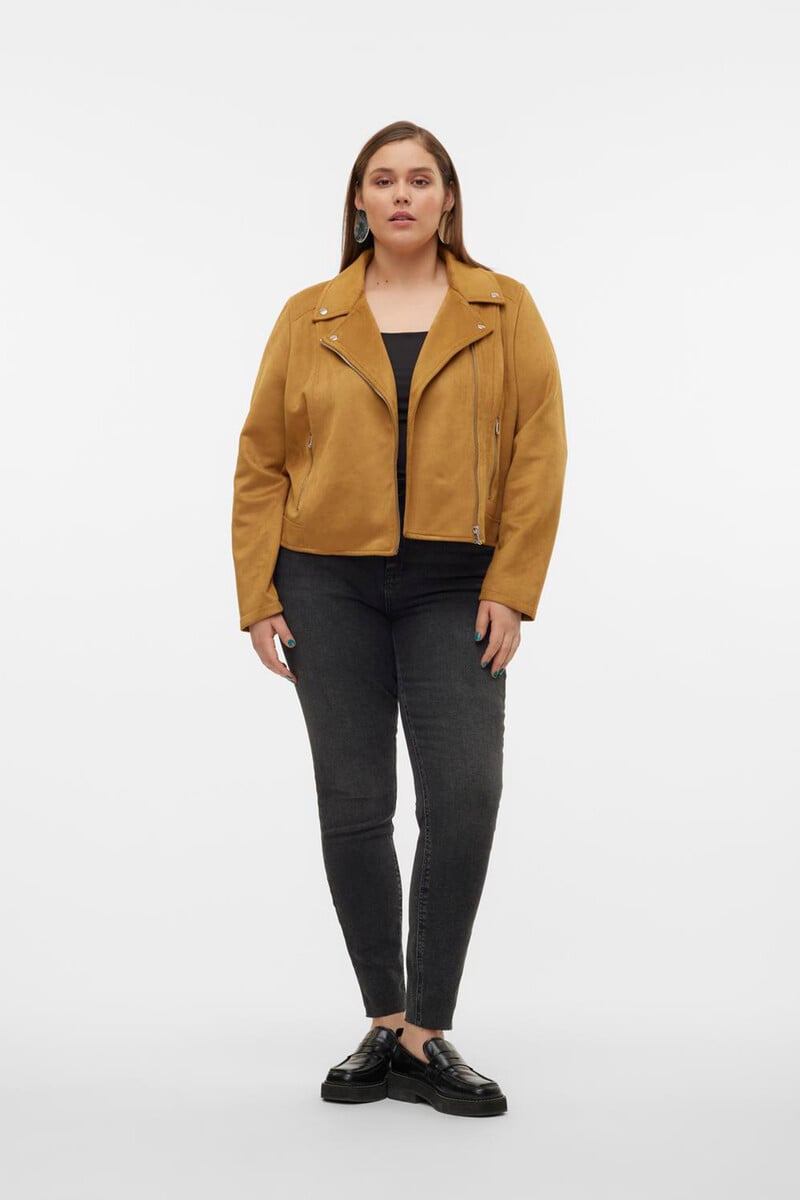 Cortefiel Cazadora Efecto Piel Talla Grande