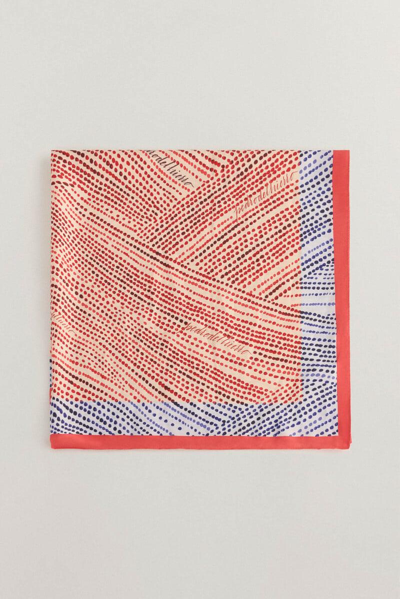 Cortefiel Chal Estampado De Lunares