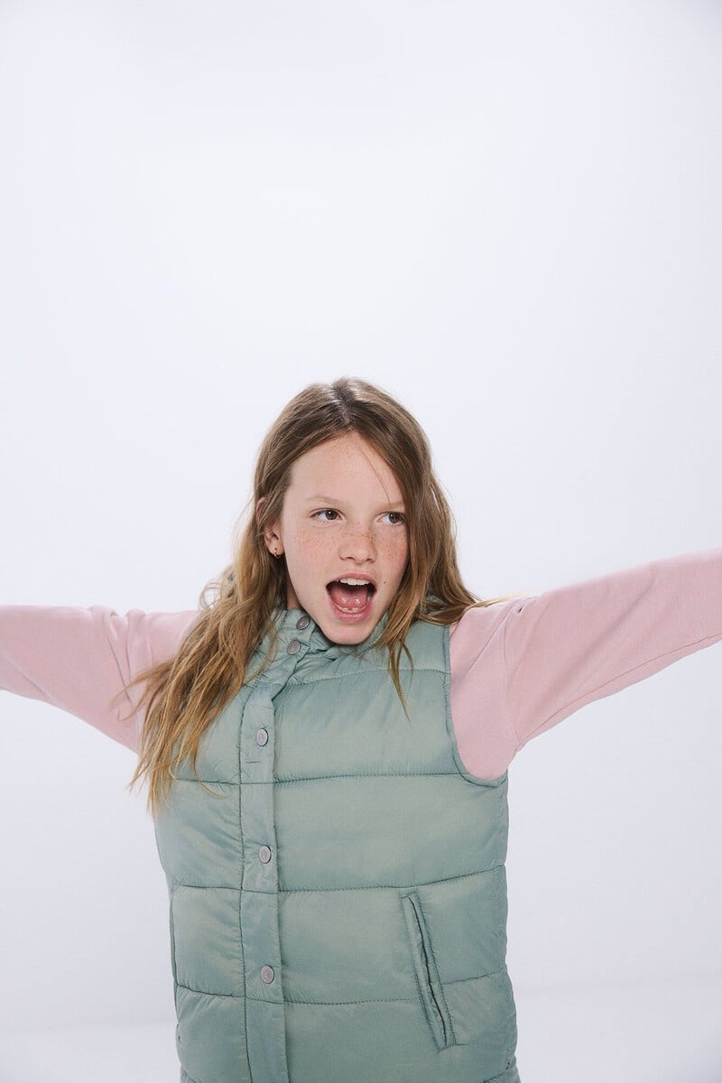 Cortefiel Chaleco Acolchado Niña