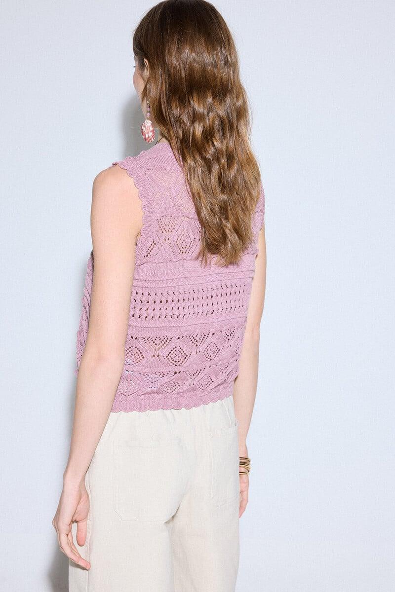 Cortefiel Chaleco Calado