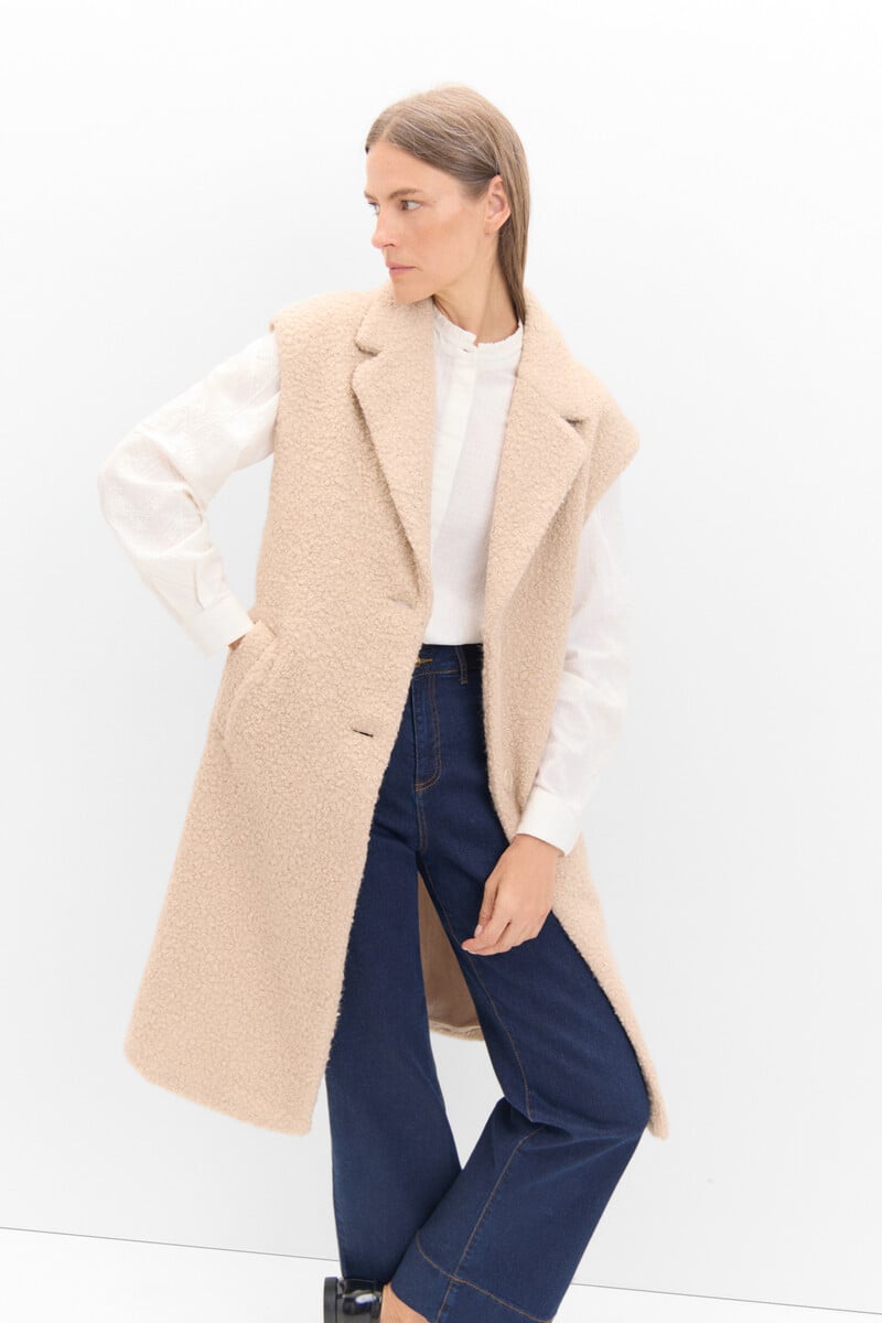 Cortefiel Chaleco crop acolchado