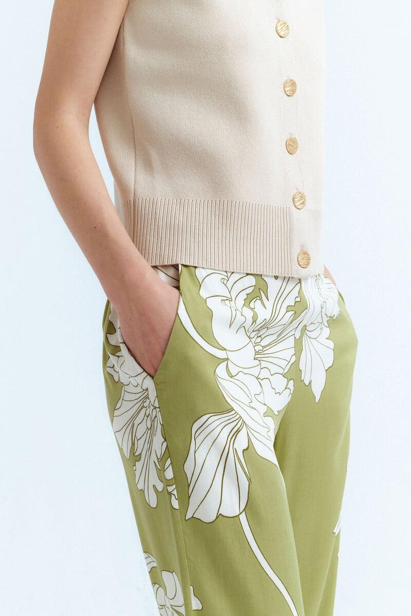 Cortefiel Chaleco De Punto Abotonado