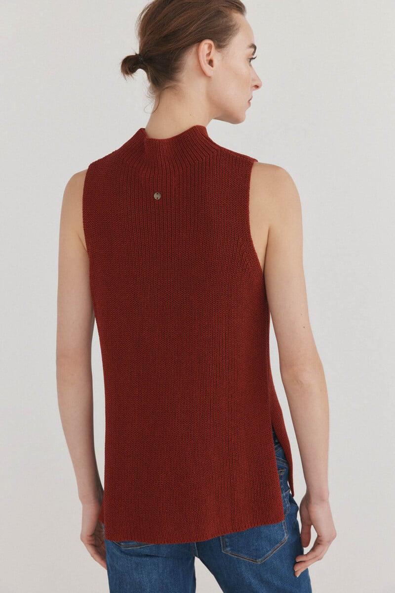 Cortefiel Chaleco De Punto Cinta