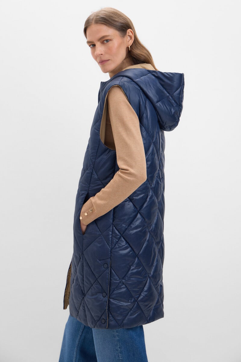Cortefiel Chaleco Largo Reversible THERMOLITE®