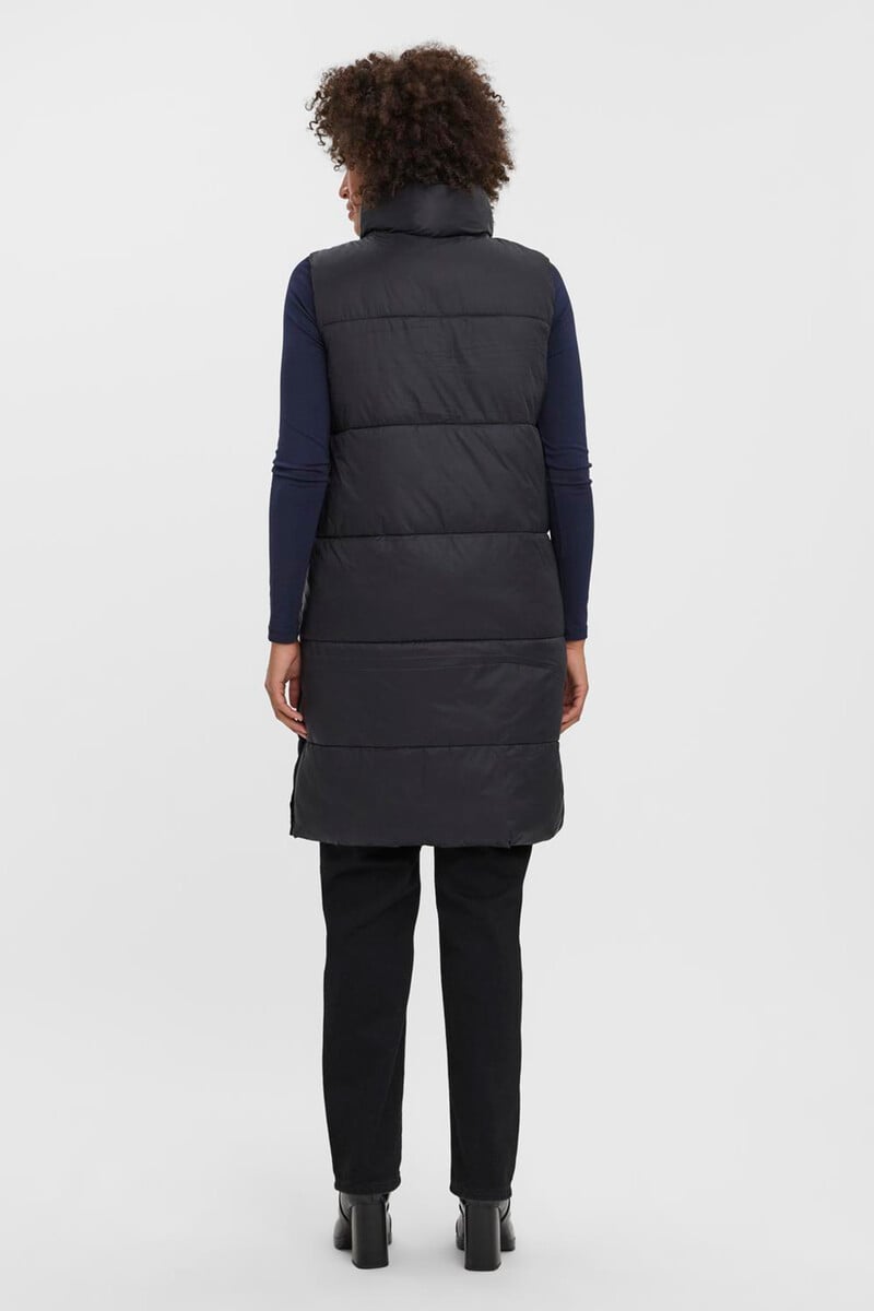 Cortefiel Chaleco Midi Acolchado De Mujer