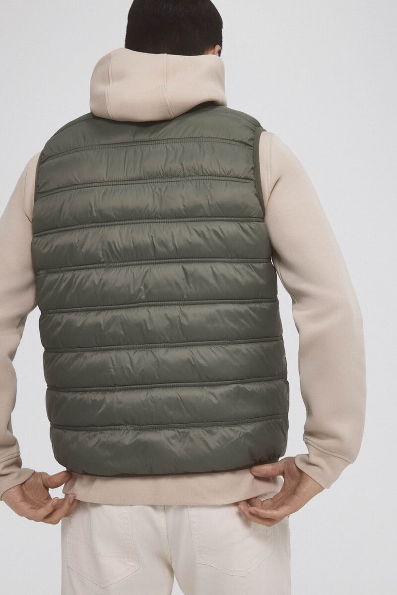 Cortefiel Chaleco ultraligero impermeable