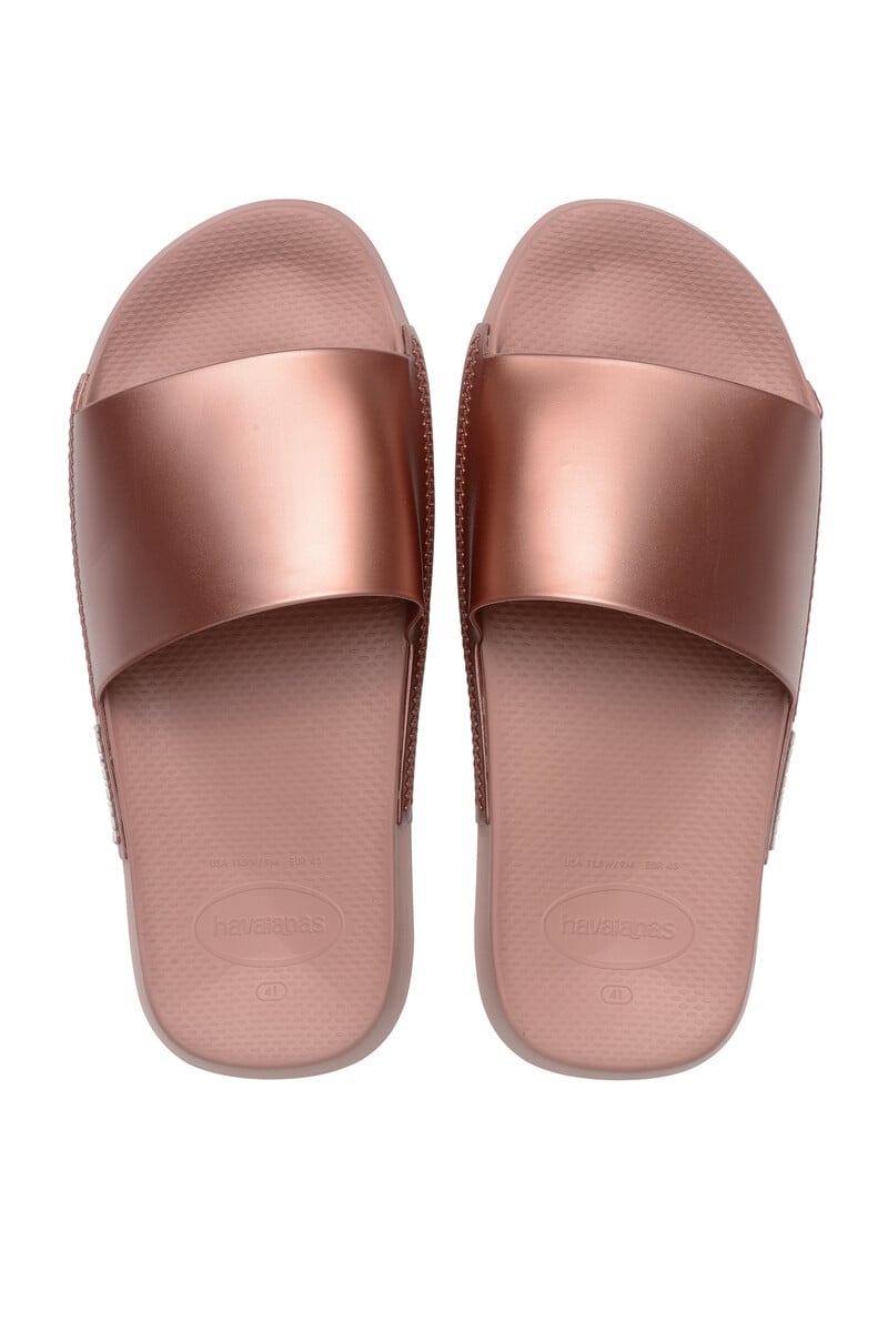 Cortefiel Chanclas Hav. Slide Classic Metallic