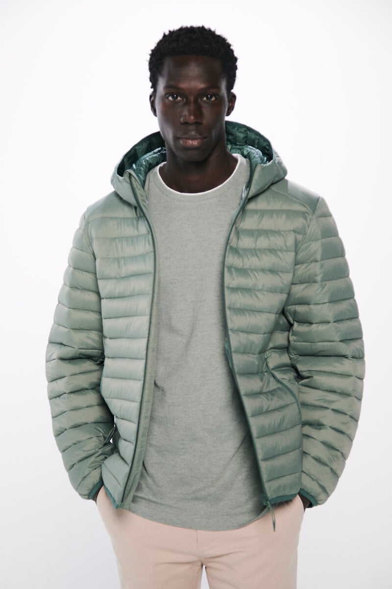 Cortefiel Chaqueta acolchada capucha