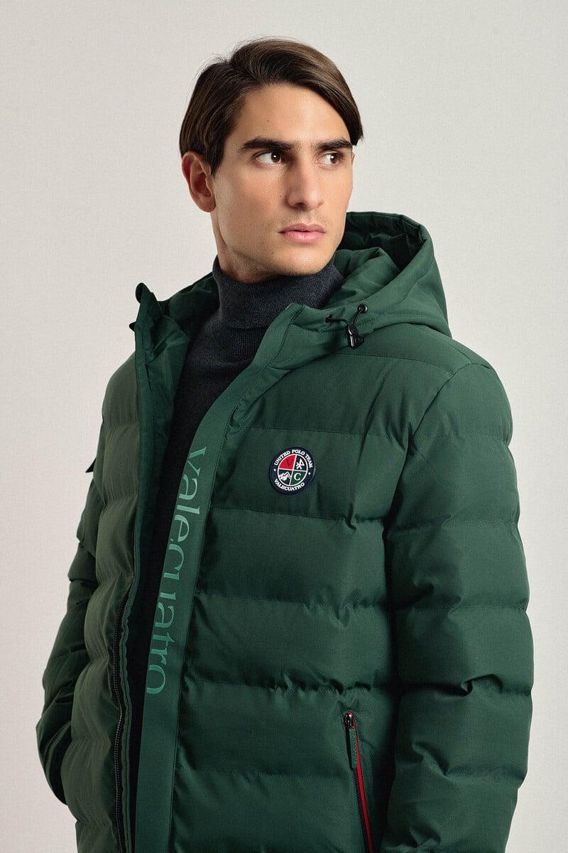Cortefiel Chaqueta acolchada Emboss color kaki