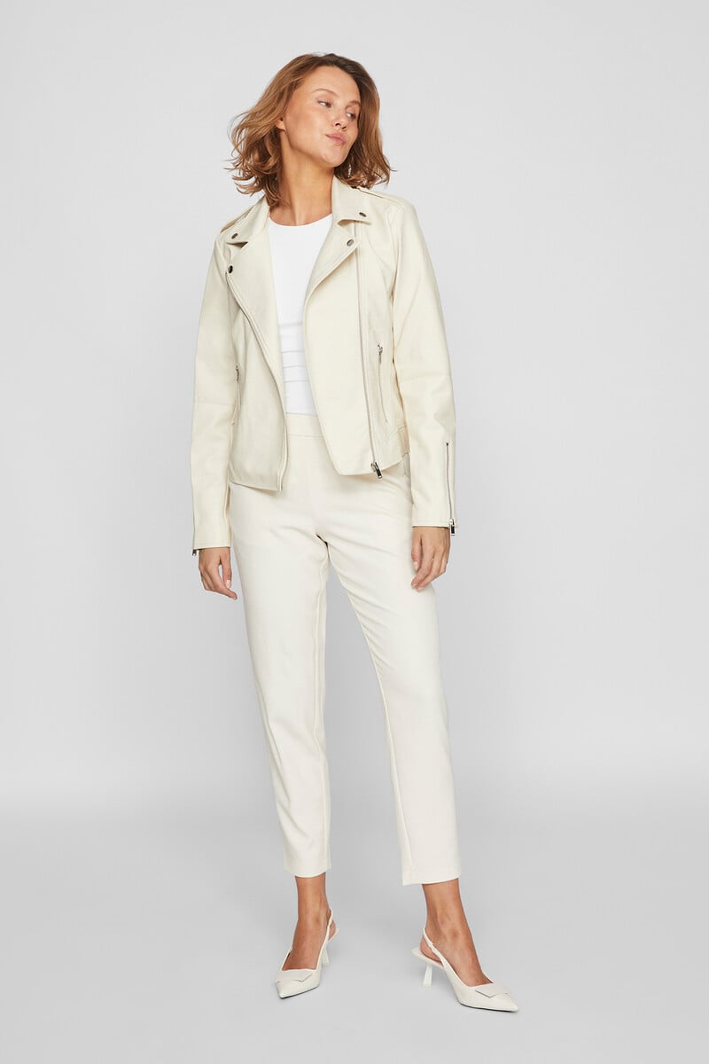 Cortefiel Chaqueta Biker Polipiel