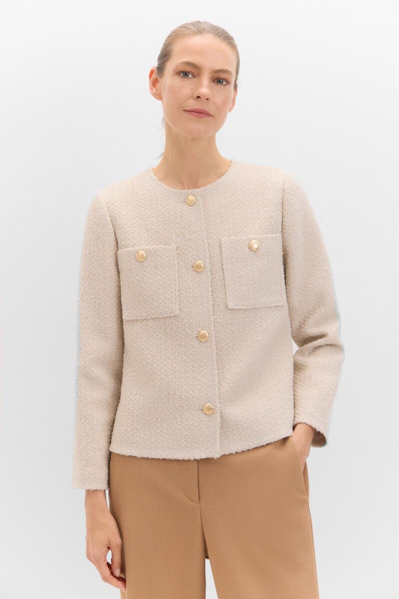 Cortefiel Chaqueta Buclé