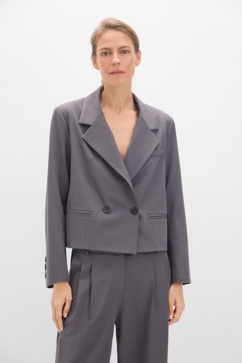 Cortefiel Chaqueta buclé