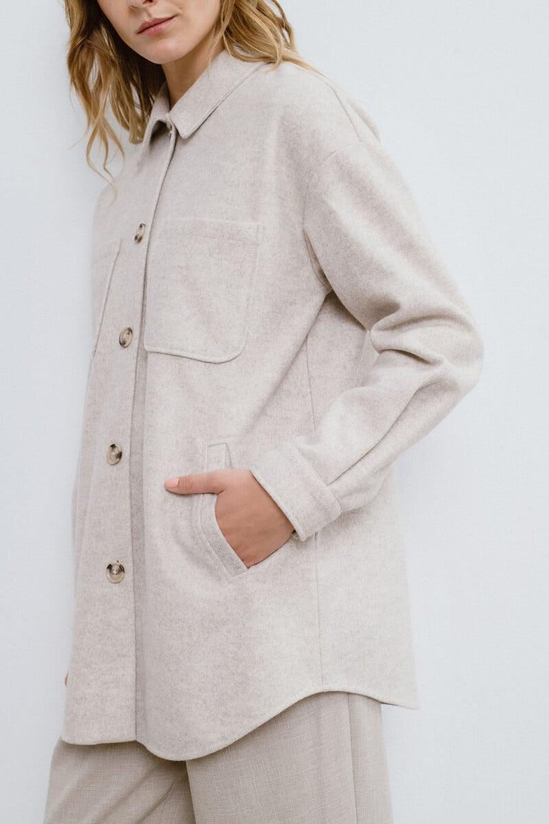 Cortefiel Chaqueta Camisera Abotonada