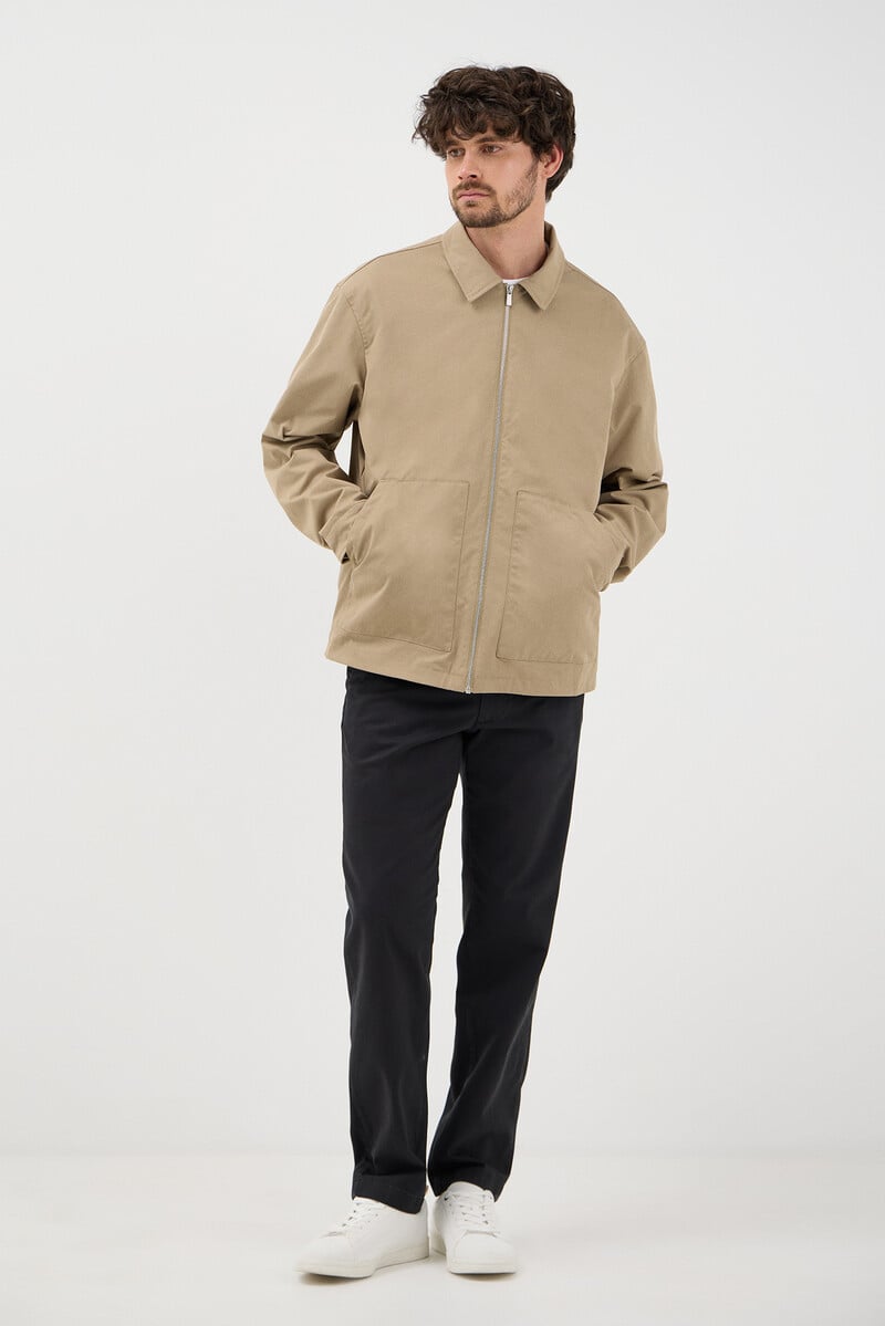 Cortefiel Chaqueta Con Cuello