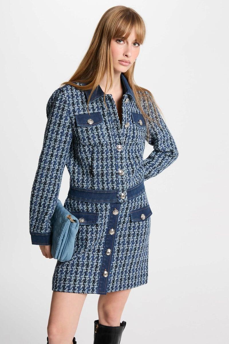 Cortefiel Chaqueta corta tweed