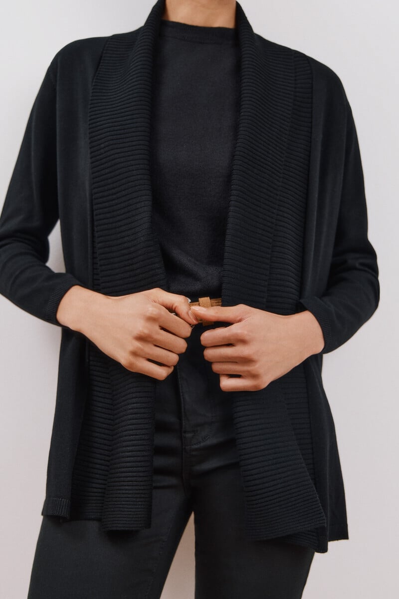 Cortefiel Chaqueta Cuello Chal