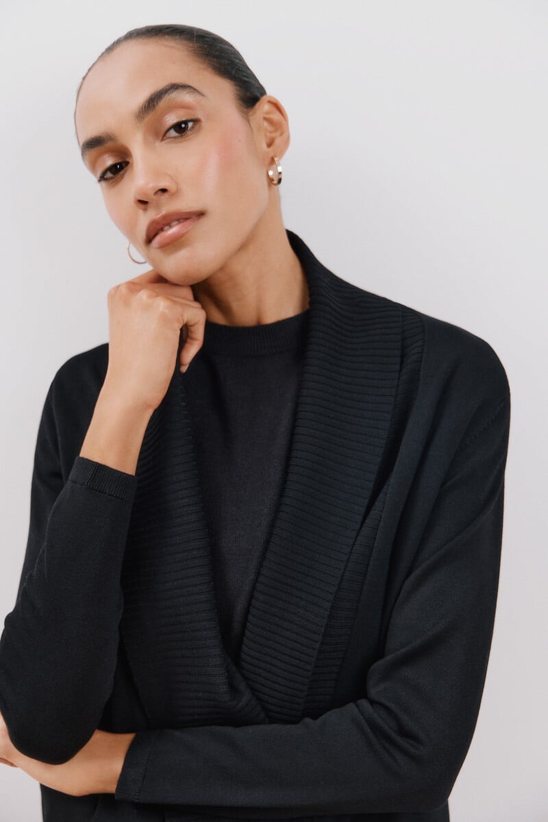 Cortefiel Chaqueta Cuello Chal