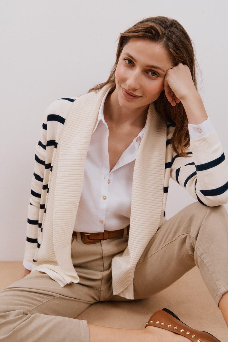 Cortefiel Chaqueta cuello chal